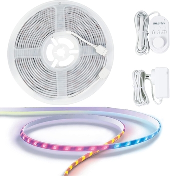 Amaran SM5c Smart Pixel LED Strip Light,20W 16.4ft RGB LEDs,21 Built-in Pixel FX, 9 System FX Suport App Contorl (SM5c Main Light)