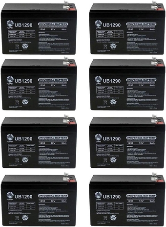Altronix AL600ULMR 12V, 9Ah Lead Acid Battery - 8 Pack