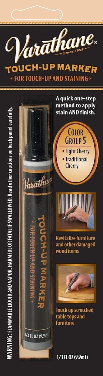 Varathane 215356 Wood Stain Touch-Up Marker For Light Cherry, Traditional Cherry