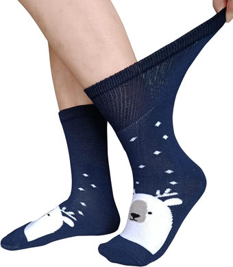 Extra Wide Diabetic Socks for Men Women, Bariatric Lymphedema Neuropathy Socks, Non Binding Cast Sock, Warm Sock