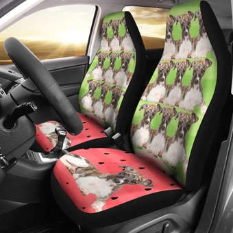 Whippet Dog Print Car Seat Covers Universal Fit Car Seat Covers - Whippet Dog Print Car Sheet Covers