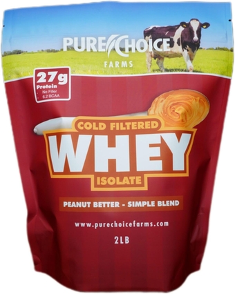Peanut Butter  Isolate Protein Powder, 27g Protein & Low Fat, Best Cold Filtered & Undenatured , No Fillers Or Artificial Sweeteners (Peanut Butter, 5 lb)