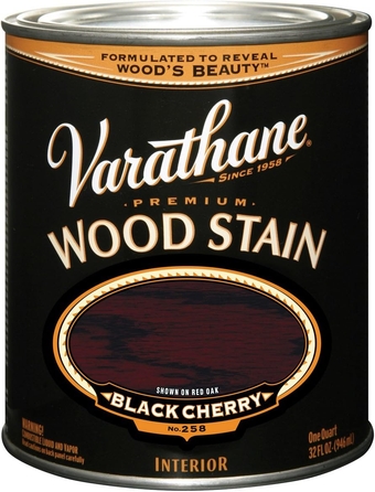 241413 Premium Wood Stain, Half Pint, Black Cherry