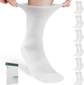 White Colors(6 Pairs Crew)