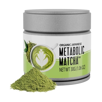 Metabolic Matcha Powder - Authentic Japanese Matcha Powder - Organic Antioxidant & Anti-Aging* Pure Matcha Green Tea for Metabolism, Energy, and Concentration - 1.06 Oz