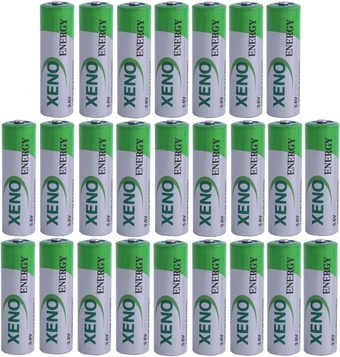 25 Pack Xeno XL-060f AA 2400mAh 3.6V Lithium Thionyl Chloride Battery for Alarm Systems Tracking Devices Meter