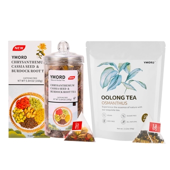 Osmanthus Oolong Tea Bags + Chrysanthemum Cassia Seed Tea Bags – Chinese Herbal Tea - 40 bags