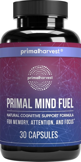 Brain Supplement,  Mind Fuel Brain Booster for Focus, Energy, Clarity, Memory Brain Health 30 Capsules Nootropics Brain Support Supplement for Men and Women