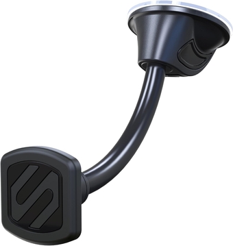 MAGWDMB MagicMount Flex Neck Suction Cup Car Phone Mount for Dashboard/Windshield, 360° Adjustable Magnetic Head, Universal Cell Phone Holder Compatible with iPhone, Samsung & All Devices