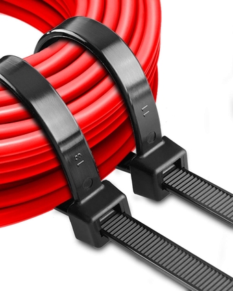 Long Zip Ties Heavy Duty 200lbs Black Zip Ties 26 Inch Large Cable Ties Strong Big Wire Ties Industrial Cable Ties Thick Plastic Tie Wraps Heavy Duty Zipties for Cable Management, Outdoor 30 pcs