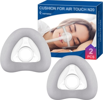2 Packs Replacement Cushion (M) for AirTouch N20, Optimized Comfort & Secure Seal with Memory Foam (New Version), Superior Value & Durable Replacement Supplies by (M)