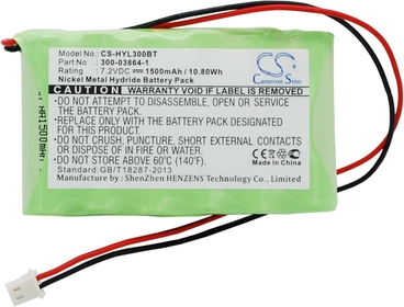 Rechargeable Ni-MH Battery for ADT WALYNX-RCHB-SC fits ADT