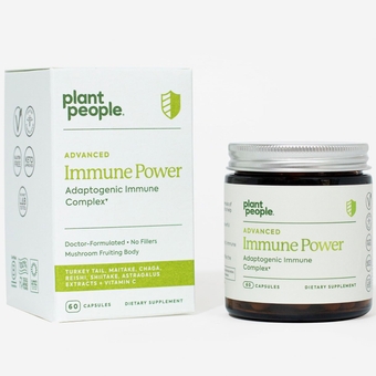 - Immune Power | Advanced Immune Support with Mushrooms, Astragalus, Herbal, and Vitamin C | Natural, USDA Organic, Vegan, Non-GMO, Gluten Free, Vitamins and Supplements | 60 Capsules