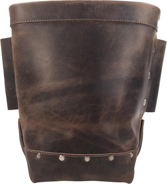 & , Heavy Duty Leather Tool Pouch, Organizer Bag, Holder, Work Essentials, Handmade Includes 101 Year Warranty :: Bourbon Brown