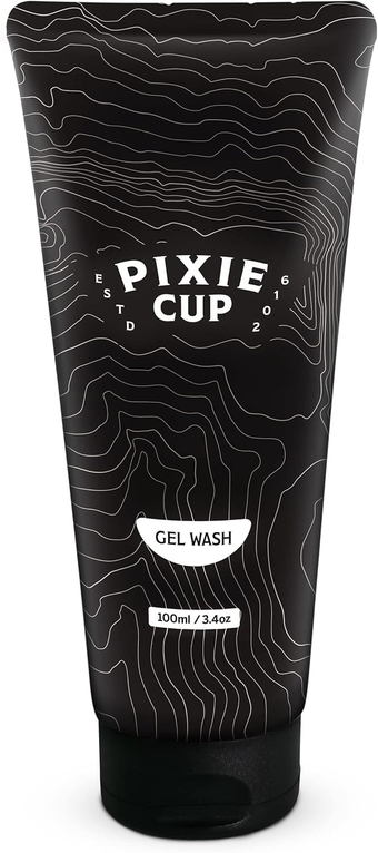 Menstrual  Wash - Best Formula to Wash Your Period s - Organic and Natural Ingredients & pH Balanced - Travel Size - Gel Cleaner - Sterilizer Soap for Menstrual Discs (3.4 Ounces)
