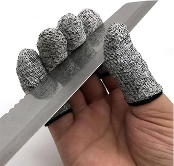 6 Pack Finger Cots Cut Protectors, Thumb Protectors Finger Cots Fingertip Protectors, Glove Life Extender, Kitchen, Work, Sculpture, Non-Slip, Reusable