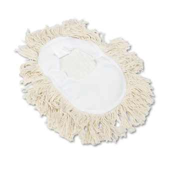 1491 Wedge Dust Mop Head, Cotton, 17 1/2l X 13 1/2w, White