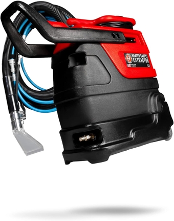 Heated Carpet Extractor - Powerful 200 Degree Spot and Upholstery Cleaner, Clear Head Hand Tool, 15 Foot Hose, Easy Dirt and Spot Removal for Vehicles