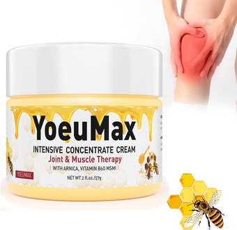 Zealand Bee Venom Professional Serum Treat, Joint & Muscle & Bone Relief Cream Gel- Soothing Effective Relief for Back, Neck, Hand, Foot, Knee, Muscle, Shoulder, Hip, Nerve, Vitamin B6, Aloe Vera, MSM