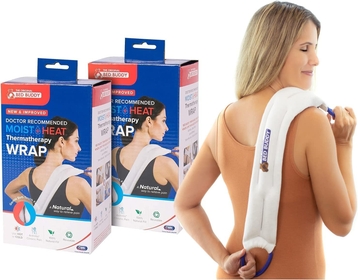 2-Pack Microwave Heating Pad for Sore Muscles - Heat Pad for Aches and Pain, Microwavable Heating Pads, Rice Bags for Heat Therapy Microwavable White