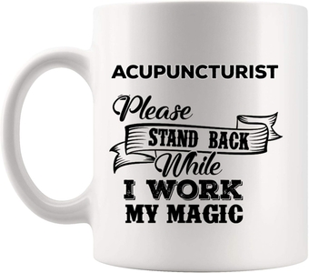 Acupuncturist Mug Coffee Cup - Acupuncture Therapy Clinic Acupuncture Meridian Funny Gift for Men Women Cups