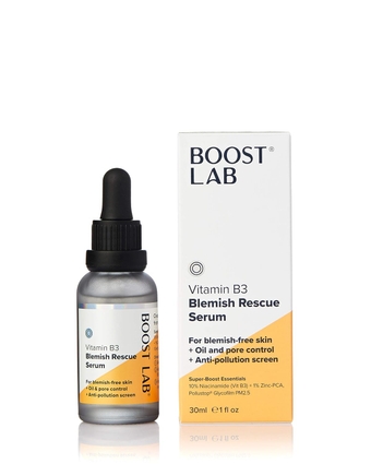 Vitamin B3 Blemish Rescue Serum - Reduce Skin Blemishes, Acne, Enlarged Pores, Redness and Oily Skin - Simple, Pure & Potent - Paraben, Sulphate, Fragrance & Cruelty Free - 30 ml (1 fl oz)