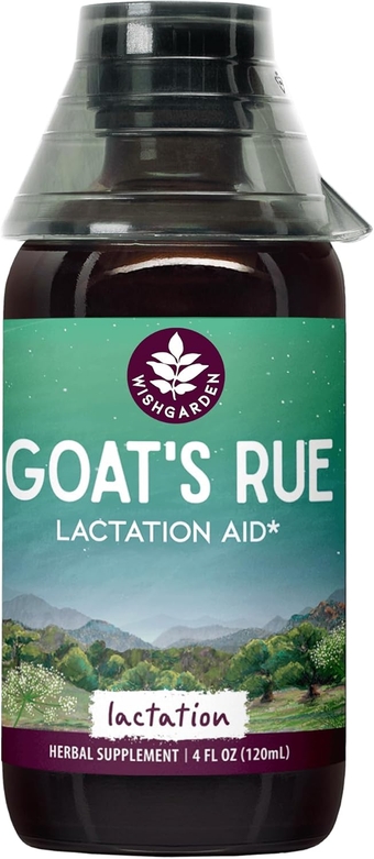 Herbs Goat's Rue Lactation Supplement - Organic Herbal Tincture to Increase Breastmilk Supply, Fenugreek Free Lactation Supplement, Breast Milk Supply Boost, Flow, Quality & Production, 4oz
