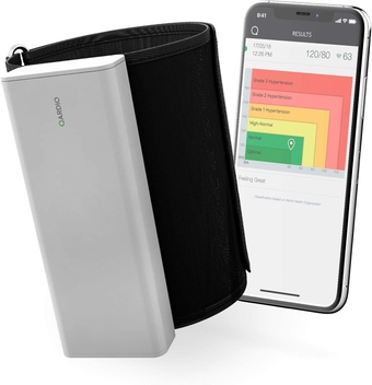 Arm Wireless Blood Pressure Monitor: Easy to Use Smart Upper Bluetooth Arm Cuff. App-enabled for iOS, Android, Apple Watch. FSA/HSA eligible.