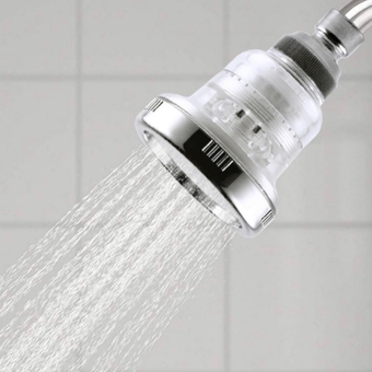 High Pressure Shower Head - High & Low Pressure Rain Shower Head for Bathrooms, Stainless Steel Chrome Shower Head, Comes In 3 Filter Setting - Rainfall, Massage & Head Pressure