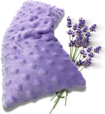 Mumu Wraps Heating Pad Microwavable - Lavender Scented Microwave Heating Pad for Pain Relief, Cramps, Muscle Ache, Joints, Neck, Shoulder, Back Pain, Warm Compress Moist Heat Pack (Lavender)