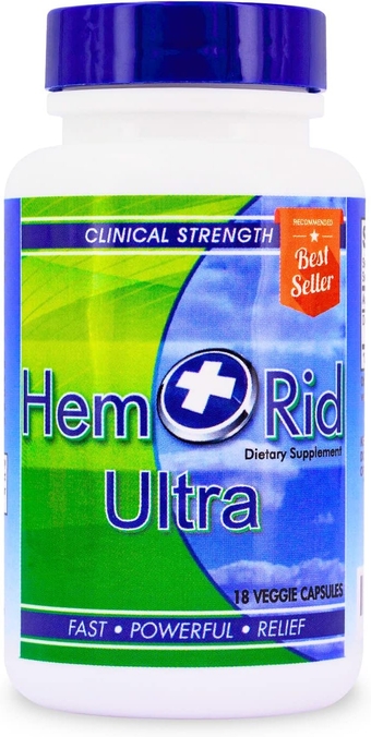 Ultra - Natural Hemorrhoid Pills for Rapid Relief (2 Week Dose). Made in The USA. Guaranteed to Work or Your Money Back.