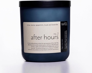 NY 12 oz Soy Wax Scented Aromatherapy Candle, After Hours Citrus, Spearmint, Lavender, Crackling Wooden Wick Longer Burn time, Non Toxic (After Hours)