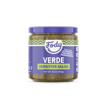 Foods Keto-Friendly Salsa Verde, Fire Roasted Salsa, Low Fodmap Certified, Sensitive Recipe, Gut & IBS Friendly, 16 Ounce