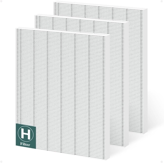 3 Pack 116130 True HEPA Replacement Filter H for Winix 5500-2, 5300-2, C535, 5300, 6300, 6300-2, P300, AM80, AM90, C909 and 9800 Air Purifier