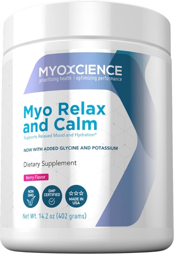 Myo Relax & Calm | Myo-Inositol, L-Theanine, Taurine, Magnesium & GABA | Supports Sleep, Neurotransmitter & Hormone Support (Berry)