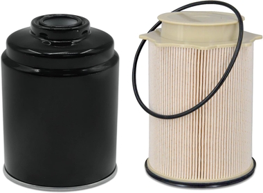 Fuel Filter Water Separator Set Fits for 2013 2014 2015 2016 2017 2018 Dodge Ram 2500 3500 4500 5500 6.7L Cummins Diesel Turbo Engines, Replace 68197867AA, 68157291AA, 68065608AA