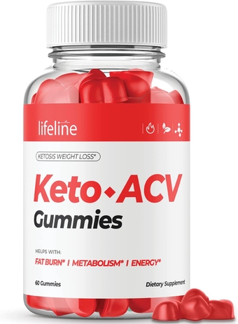 Lifeline Keto ACV Gummies - Official Formula, Vegan Life Line Keto Plus ACV Gummies Lifeline Keto ATV Gummies Reviews with Apple Cider Vinegar, Vitamin B12, Beet Root, Pomegranate Juice (60 Gummies)
