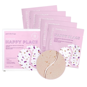 Happy Place Under Eye Patches - Anti Aging Eye Gels - Under Eye Mask For Dark Circles and Puffy Eyes Care, Treatment & Moisturizer - Eye Bags, Puffiness & Wrinkles Reducer (5 Pairs)