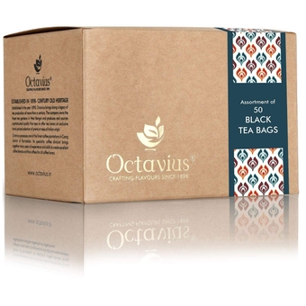 , Assorted Tea Sampler Gift Set (3 Flavors, 50 Tea Bags) | Black Tea Sampler Pack | Tea Gift Set, Pack of 1