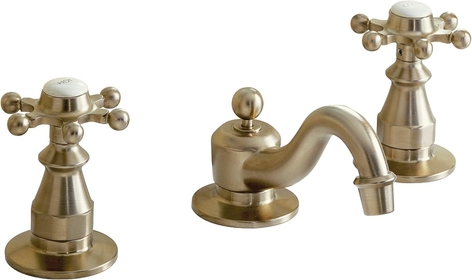 KOHLER K-108-3-BV Antique Widespread Lavatory Faucet, Vibrant Brushed Bronze