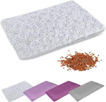 Microwave Heating Pad for Neck and Shoulders Back Pain Relief, 7 x 12 Multi-Purpose Heat Pad Microwavable with Washable Cover, Moist Heat Pack for Alleviate Cramps, Muscles Soreness, Joint Pain