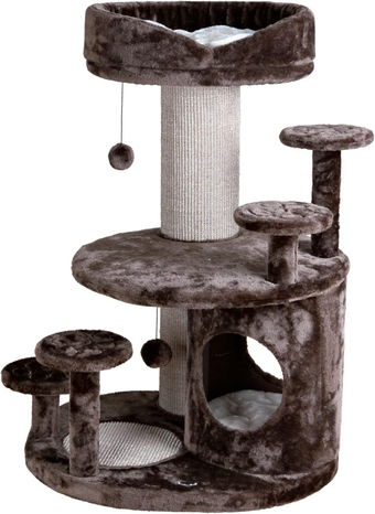 Emil Senior Cat Tree with Scratching Posts, Condo, Top Platform with Bed, Cat Toys