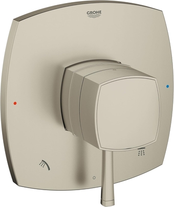 Grohe 19946EN0 Grohflex Grandera Dual Function Pressure Balance Valve Trim With Control Module, Brushed Nickel