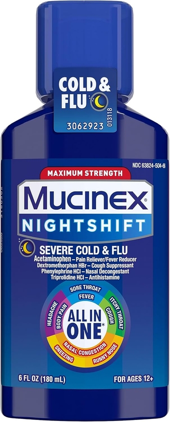 Fast-MAX® Adult Liquid - Nighttime Severe Cold & Flu 6 oz