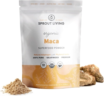 Organic Gelatinized Maca Root Powder, Superfood, Adaptogen, 1 lb