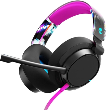 SLYR Pro Multi-Platform Over-Ear Wired Gaming Headset, Enhanced Sound Perception, AI Microphone, Works with Xbox Playstation and PC - Black