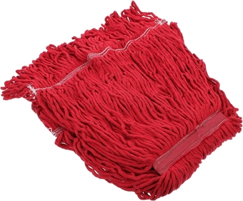Mop Replacement Head - end Synthetic mop Head Reusable mop Heads Wet mop Head Cotton Floor Cleaning mop Head red mop Head moop mope Cleaning Supplies Refill Office Cotton Yarn