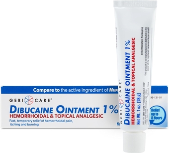Dibucaine Hemorroid Ointment 1% Pain-Relief Hemorrhoid Cream |Hemorroidal & Topical Analgesic| Quick Relief from Burning & Itching | Fast-Acting External Hemorrhoid Treatment 1oz
