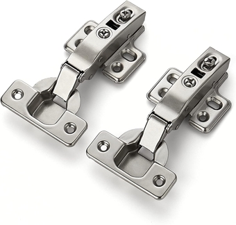 60 Pack 30 Pairs European Kitchen Cabinet Hinges Soft Close Full Overlay Cabinet Door Hinges Heavy-Duty Frameless Adjustable Concealed Cabinet Cup Hinge