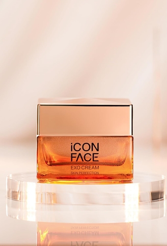 ICON FACE EXO CREAM SKIN PERFECTION, Day & Night Anti Aging Cream, Smooth Firm Radiant Skin, Reduce wrinkle, Dark circle, Dry skins, Multi Nutrients, Vitamin B3, B5, C - 50 ml